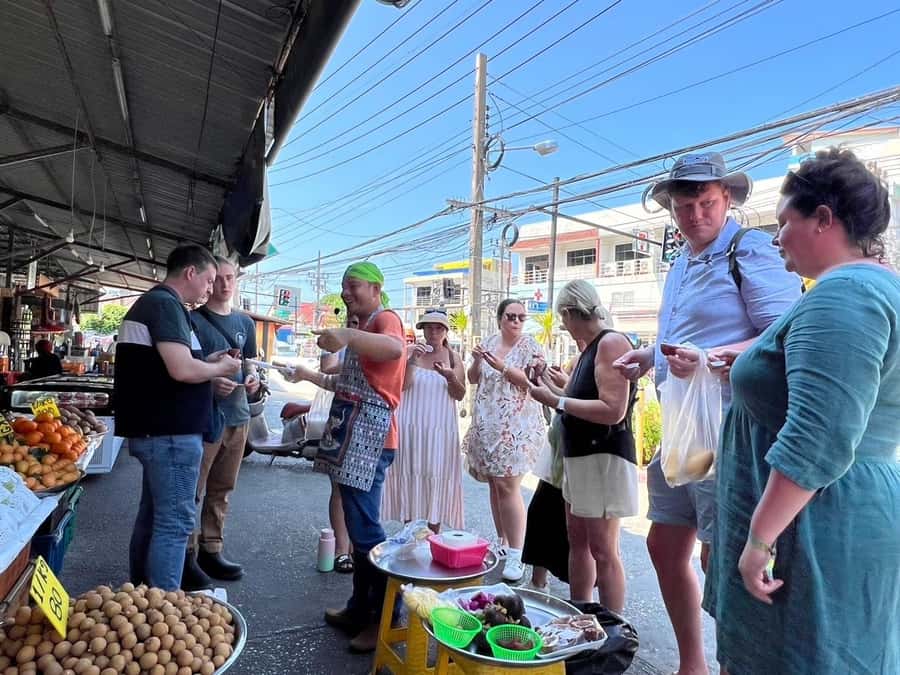 Phuket foodie tour+ Thai cooking class + Local food tasting - Phuket street food tasting: desserts, snacks, and the real order of things