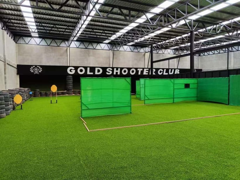 Phuket: Gold Shooting Range Experience - The Range Setup: 16 Lanes, Glass Partitions, and Photo Moments