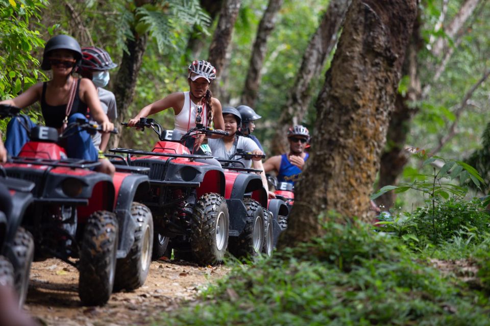 Phuket: Guided ATV Tour - Big Buddha time on the longer route: great views, short visit