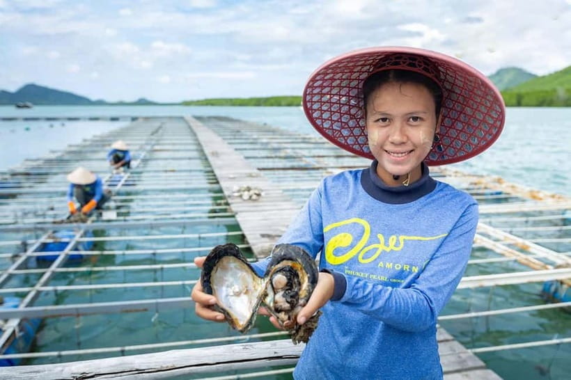 Phuket: Highlights Tour with Pearl Farm & Elephant Village - Getting to the pearl farm by long-tail boat