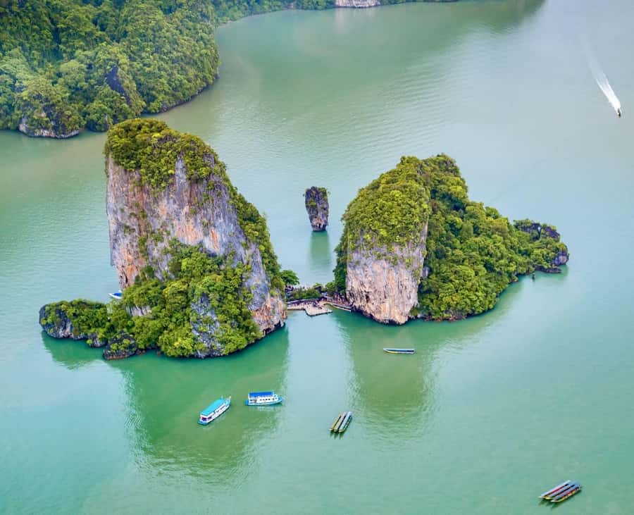 Phuket: James Bond and Khai Islands Day Trip by Speedboat - Phang Nga Bay’s limestone scenery: where the movie look becomes real