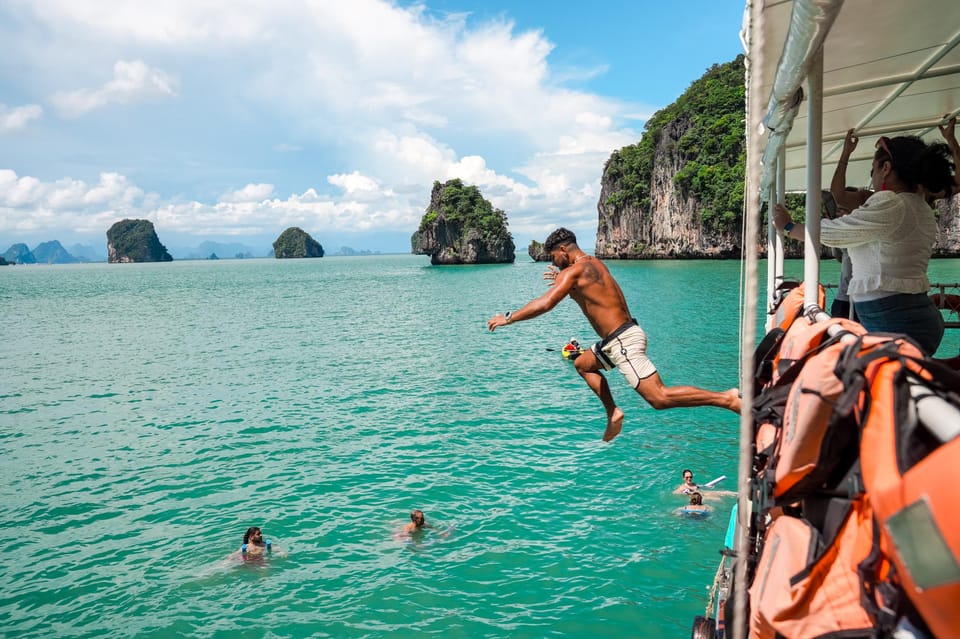 Phuket: James Bond Day Tour and Canoeing by Big Boat - Boat, pace, and real-world comfort