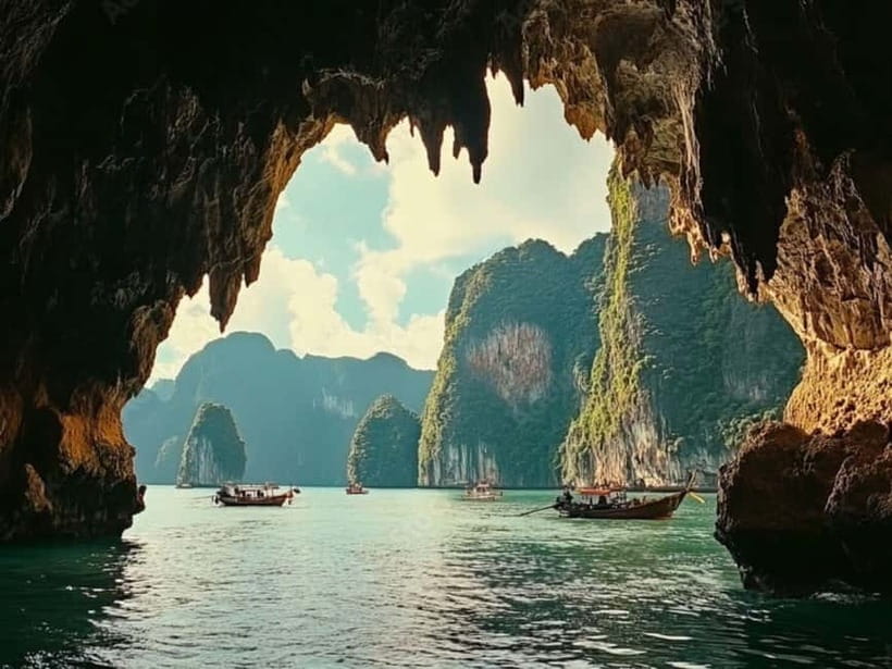 Phuket: James Bond Island Tour & Sea Canoe with Lunch - Laem Had and Palm Beach Club: beach time with a view