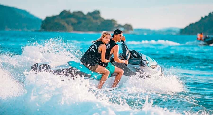 Phuket: Jet Ski Tour to 6 Islands with Lunch & Transfers - Key highlights at a glance