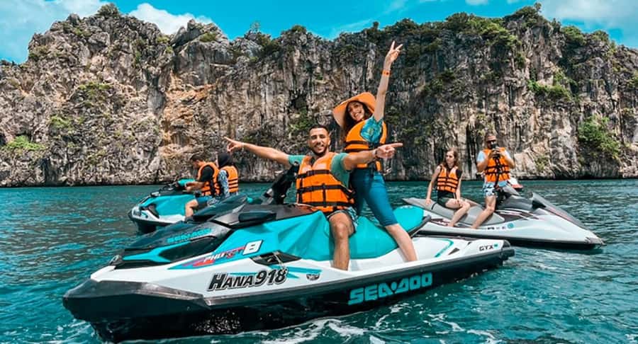 Phuket: Jet Ski Tour to 6 Islands with Lunch & Transfers - What to Bring: Sun Protection, Towel, and Better Footwear