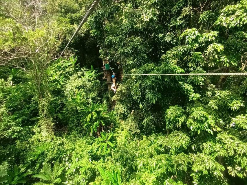 Phuket: Jungle Xtrem Adventures and Zipline Park - Picking your level: beginner (35/14), intermediate (45/17 + free jump), advanced (65/20 + free jump)