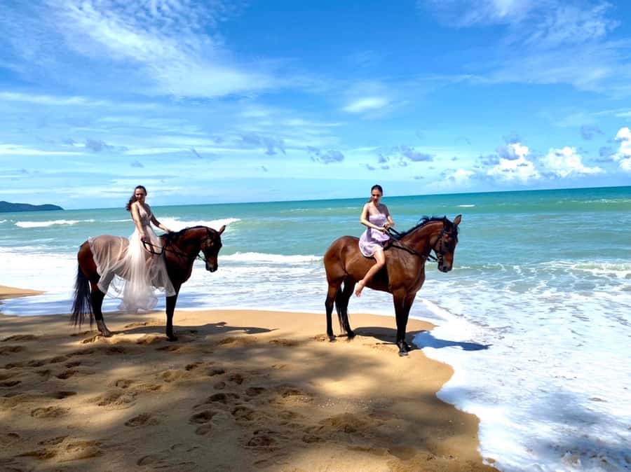 Phuket: Kamala Beach Horse Riding Activity - At the stables: gear, matching your horse, and rider rules