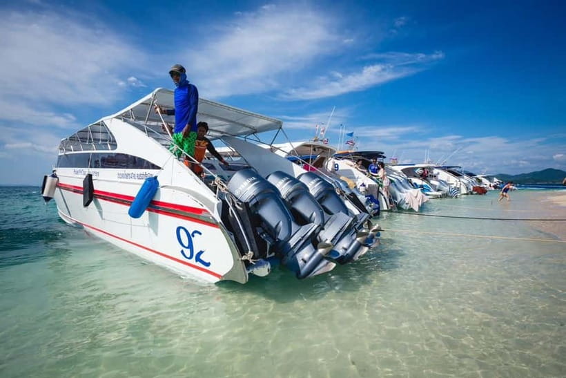 Phuket: KHAI ISLANDS TOUR with LUXURY SPEEDBOAT - Khai Nui Island: your first big swim-and-snorkel window