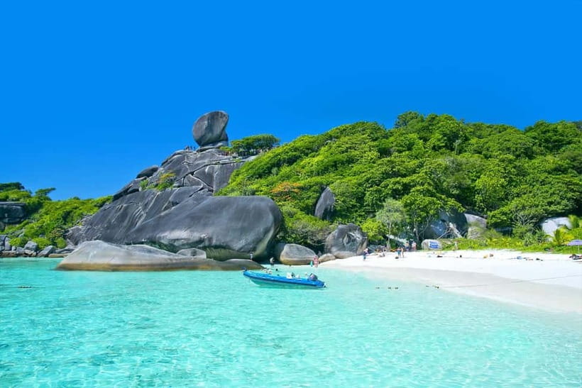 Phuket : Lazy Similan Islands by Catamaran with lunch - Island No. 8 (Koh Similan): Sailing Rock, swimming, and that viewpoint
