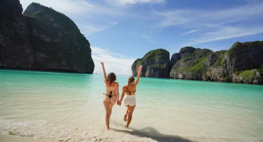 Phuket: Maya, Phi Phi, and Maiton Island by Luxury Yacht - Maithon Island: the final island playground with a slide