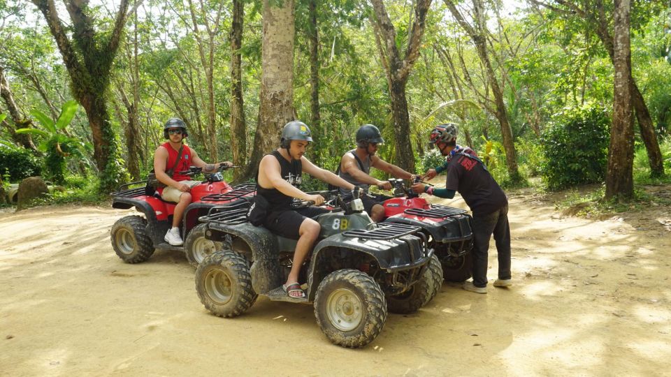Phuket Paradise Adventure: Zipline, ATV Adventure - ATV adventure on the all-terrain course: curves, humps, and real feedback