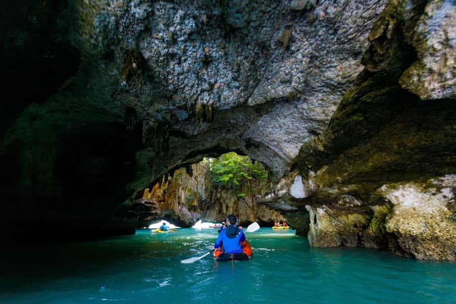 Phuket : Phang Nga Bay James Bond Islands By Speed Catamaran - Palm Beach Club: water park fun, plus clear kayaking and paddle boards