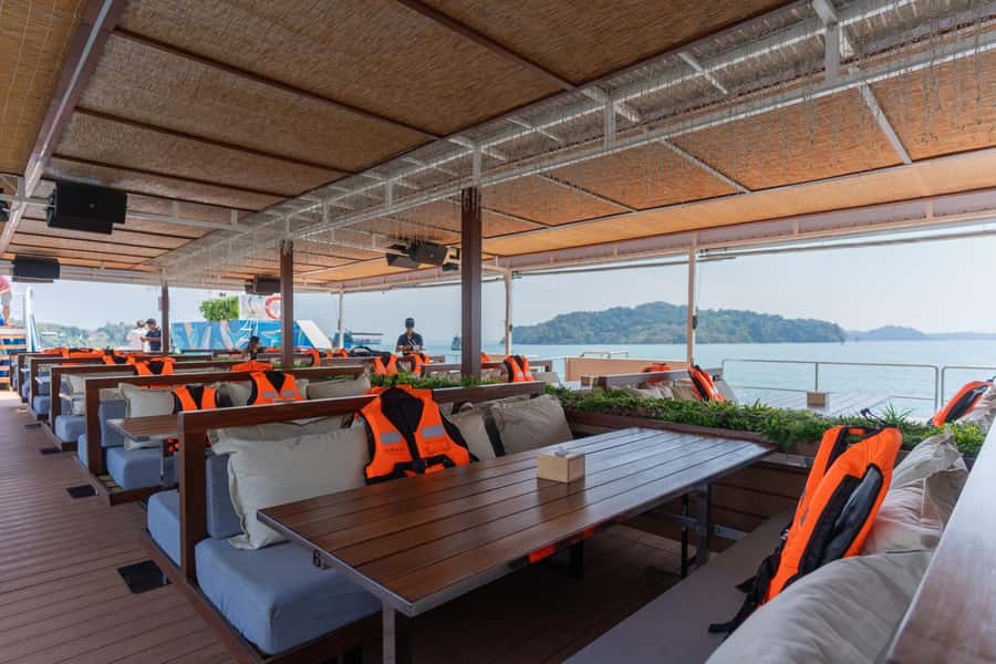 Phuket: Phang Nga Bay Lunch and Dinner Sunset Party Cruise - Hong Island sea-cave canoeing: the “lost world” moment