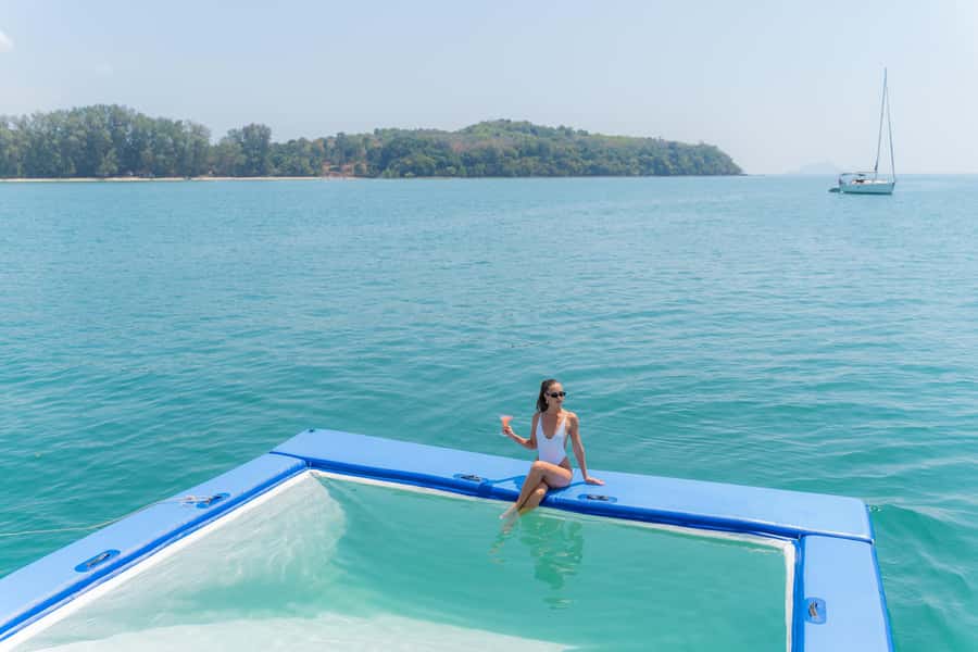 Phuket: Phang Nga Bay Lunch and Dinner Sunset Party Cruise - Phang Nga Bay views and the scenic cruising stretch