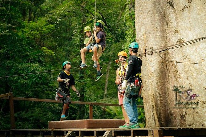 PHUKET-PHANG NGA: White Water Rafting 5 km-ATV-Zipline-LNH - Buddha Temple Cave: the stop that adds character (and monkeys)