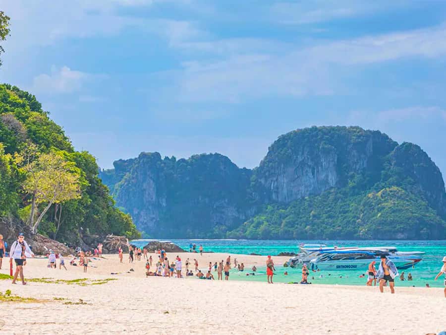 Phuket: Phi Phi & Bamboo Island Day Trip with Buffet Lunch - Monkey Beach and Yongkasem snorkeling: quick, calm water