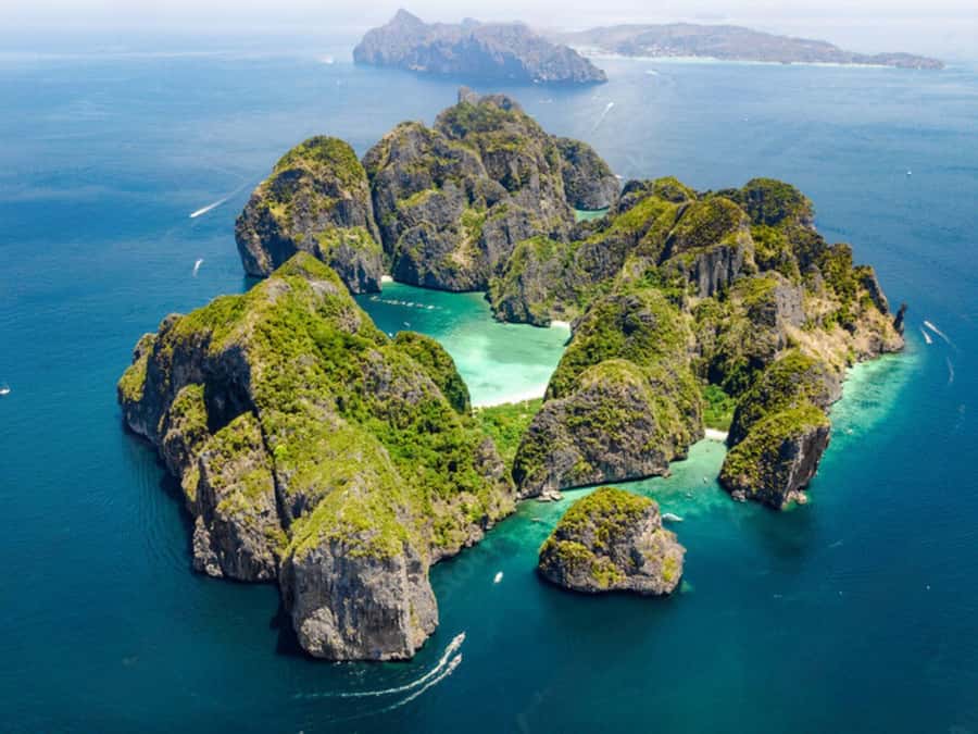 Phuket: Phi Phi Islands, Bamboo Island and Pileh Lagoon Trip - Viking Cave and the no-beach rule for photos