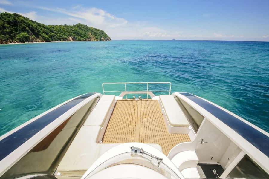 Phuket: Phi Phi & Maithon Island Day Trip by Power Catamaran - Pileh Lagoon sightseeing plus longtail boat ride: classic views, different boat energy