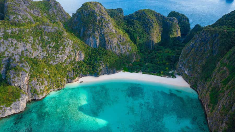 Phuket: Phi Phi Pileh Lagoon Bamboo Island by Speed Boat - Maya Bay (The Beach filming location): beauty plus conservation reality