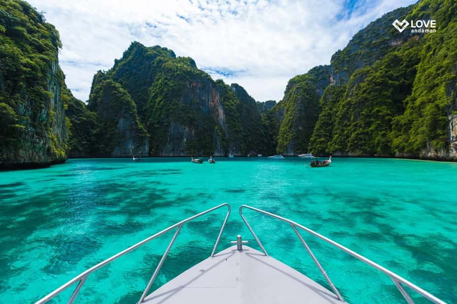 Phuket: Phi Phi Pileh Lagoon Bamboo Island by Speed Boat - Pileh Lagoon: Swimming Pool in the Sea for real