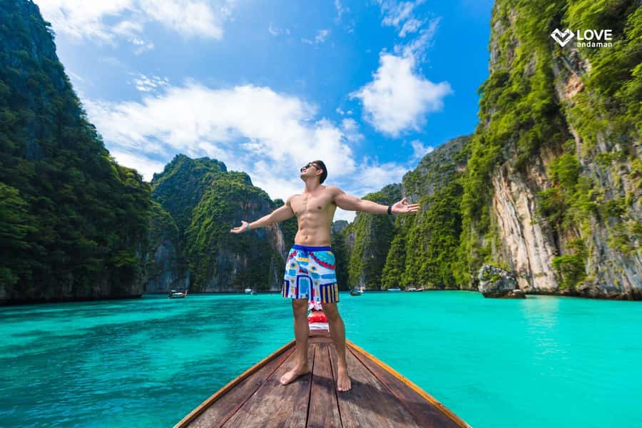 Phuket: Phi Phi Pileh Lagoon Bamboo Island by Speed Boat - Bamboo Island: powdery sand, swimming breaks, and island downtime