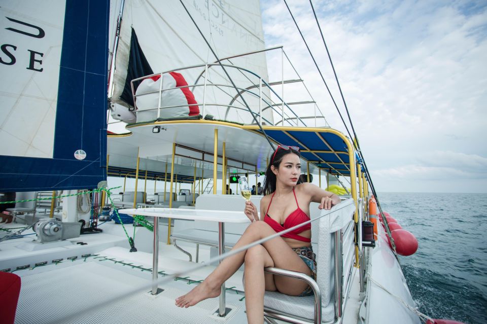 Phuket: Racha and Coral Island Catamaran Tour with Lunch - Language on the Boat: English Listed, Mandarin Likely in Practice