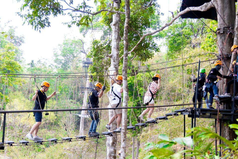 Phuket: Rainforest Eco Zipline Expedition - Zipline, Abseil, and Sky Bridges: The Course in Plain English