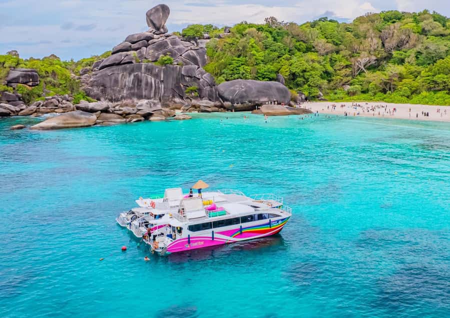 Phuket: Similan Island Day Trip by Speed Boat Catamaran - The boat setup: comfortable, but plan for a busy day