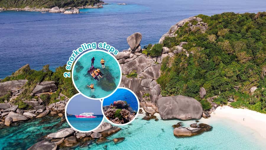Phuket: Similan Island Snorkeling Adventure full day tour - Snorkeling at Ba Ngu Island (Island No. 9) coral bay