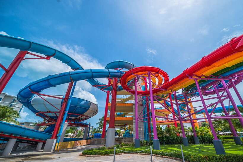Phuket Splash Jungle Water Park Adventure - Rides and Water Zones: Slides, Lazy River, and the Aqua Play Pool