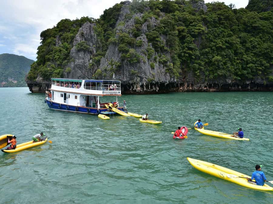 Phuket: Twilight Sunset Tour with Bioluminescent Plankton - Canoeing Phang Nga Bay: limestone caves and quiet lagoon time