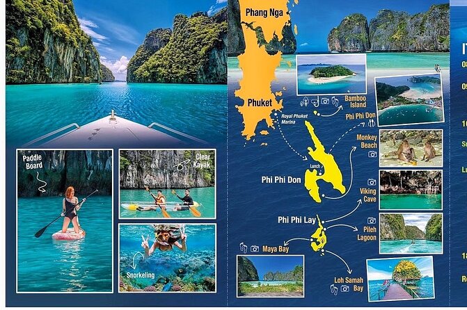 Premium Phi Phi, bamboo island tour Speed Catamaran - Stop 3: Bamboo Island and its reef-world snorkeling