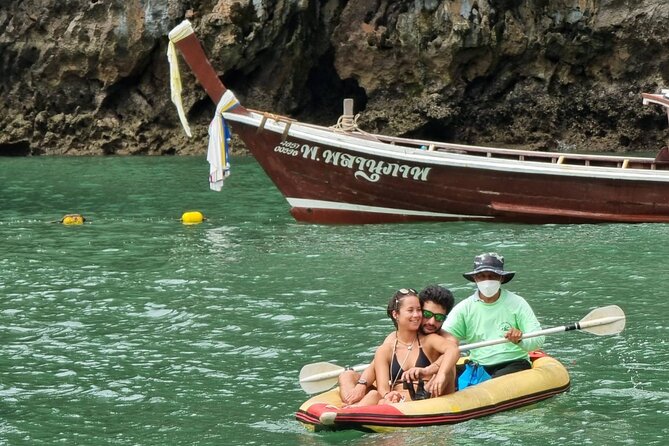Premium Speedboat to James Bond, Panyee, Hong, Naka Island - Hong Island sea canoe + cave views: the calm before the fast ride