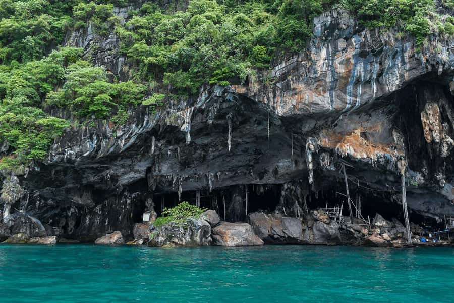 Premium Trip From Phuket: Phi Phi, Maya Bay & Khai Islands - Pileh Lagoon: swimming pool in the sea time