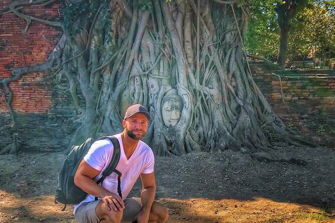 PRIVATE Ayutthaya + SUNSET Boat Tour + Light up The NIGHT - Long-Tail Boat Views and Wat Chaiwatthanaram Sunset