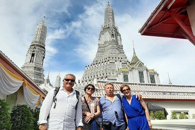 Private Bangkok Grand Palace Full-Day City sightseeing Tour - Wat Arun on the Chao Phraya: a postcard temple with a real setting