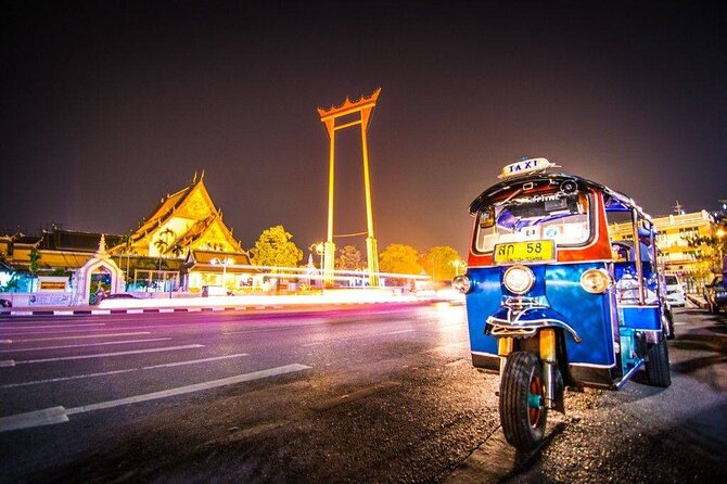 Private Bangkok Night City Tour by Tuk-Tuk with Thai Food - Thonburi + Wongwian Yai: Local Life Before the Big Temples