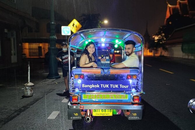 Private Bangkok Night City Tour by Tuk-Tuk with Thai Food - Flower Market Walk + Chinatown Dessert: Where the Night Peaks