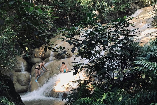 Private Chaing Dao Tour. Village, Cave,Hot springs, Sticky Waterfall. - Mae Pam Village cooking and the Lanna alphabet bag