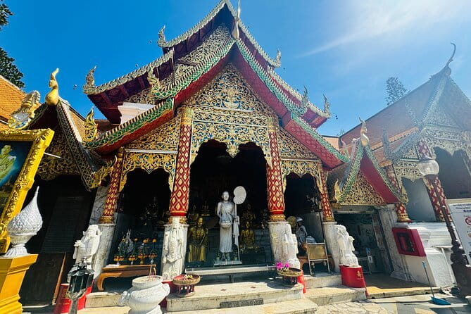 Private Doi Suthep Temple Handicraft Center and Sticky Waterfall - Doi Suthep, the Monks, and the City View From Above