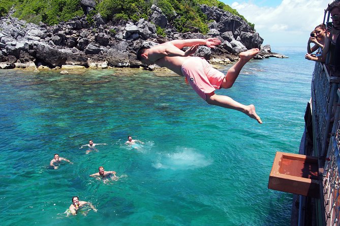 Private Full-Day Red Dragon Yacht to Angthong National Marine Park - A Teak-Built Red Dragon Yacht Day You Can Feel