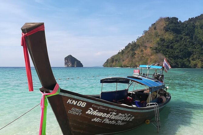Private Half-Day Krabi Four Islands Tour with long-tail Boat - Poda Island: the postcard beach break