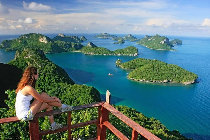 Private Jungle 4x4 Safari Tour - Full Day Discovery of Koh Samui - Wat Teepangkorn: Quiet Temple Views Above the Climb