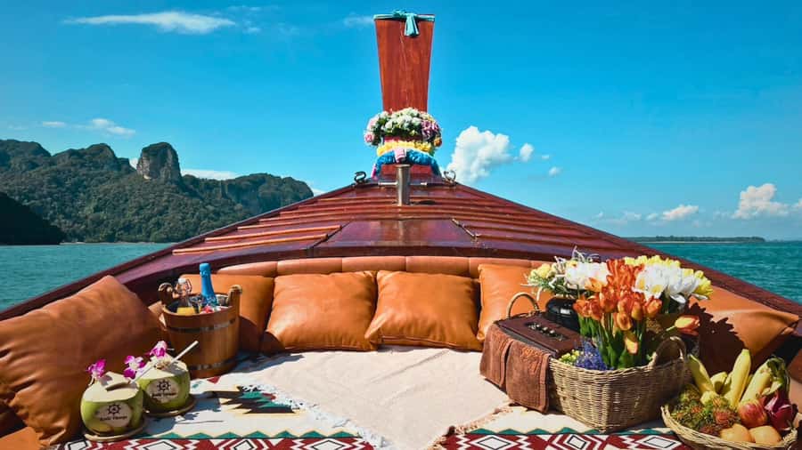Private Krabi Sunrise to Hong Islands by Luxury Vintage Boat - Lading Island: Sandy Cove Time Between The Big Sights