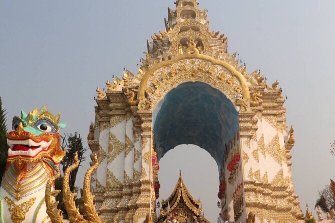 Private Tour Chiang Rai 3 Wonderful Temples & Lalitta Cafe - Wat Rong Khun White Temple: The Photo Magnet With Included Cave Tickets