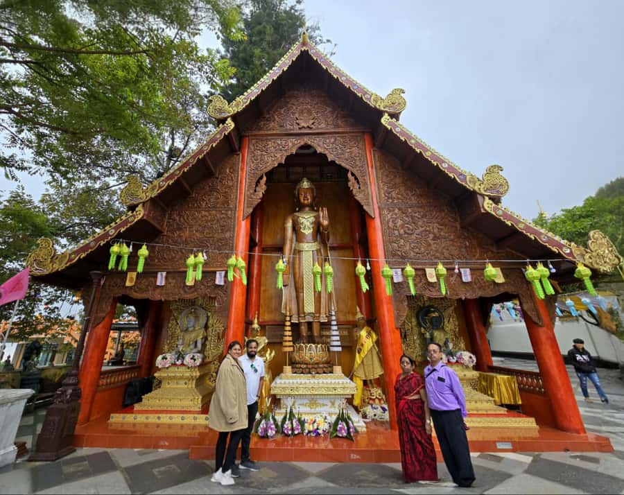 Private tour Chiangmai , Explore hidden gems Lanna temple - Wat Ched Yod: Lanna-Style Calm With Garden Detail