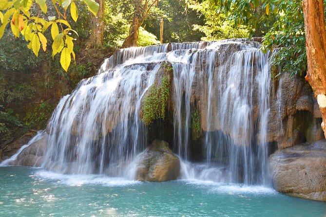 Private Tour : Erawan Waterfall and Bridge over the River Kwai - Erawan Waterfall National Park: plan for walking and cooling off