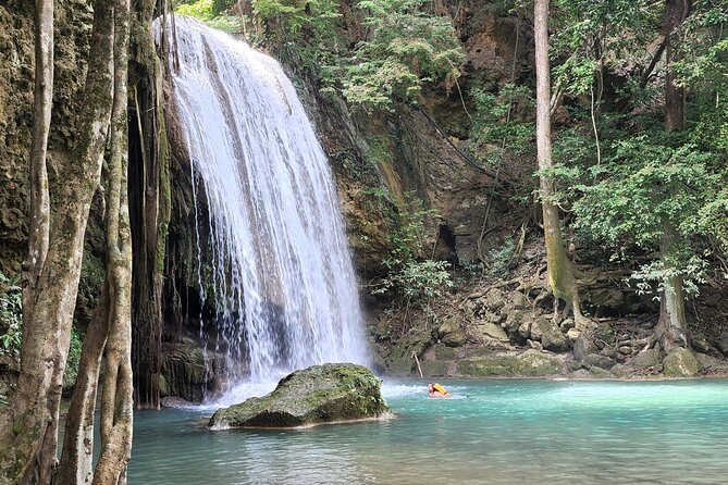 Private Tour: Kanchanaburi Erawan Waterfall Tour from Bangkok - Erawan Waterfalls: jungle walking plus real swim time