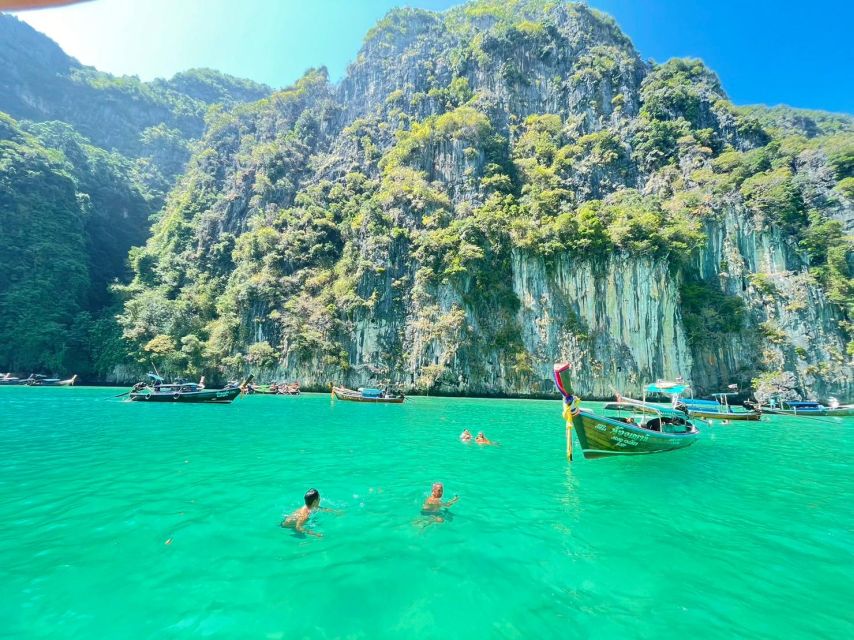 Private VIP Speed Boat to Phi Phi & Maya Bay - Phi Phi Don: the first big island stop and where snorkeling fits