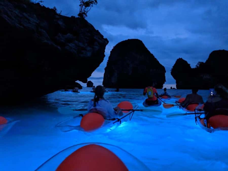 Railay: Illuminated Clear Kayak Night Tour Bioluminescence - Key things to know before you go